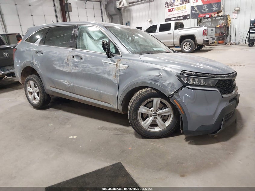 2023 Kia Sorento VIN 5XYRGDLC8PG204601 IAAI salvage auction — LEFT FRONT, Salvage (North Dakota), sold $3,550 on 2026-07-09 (photo 1)