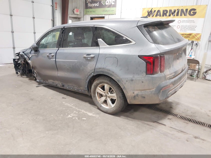 2023 Kia Sorento VIN 5XYRGDLC8PG204601 IAAI salvage auction — LEFT FRONT, Salvage (North Dakota), sold $3,550 on 2026-07-09 (photo 3)