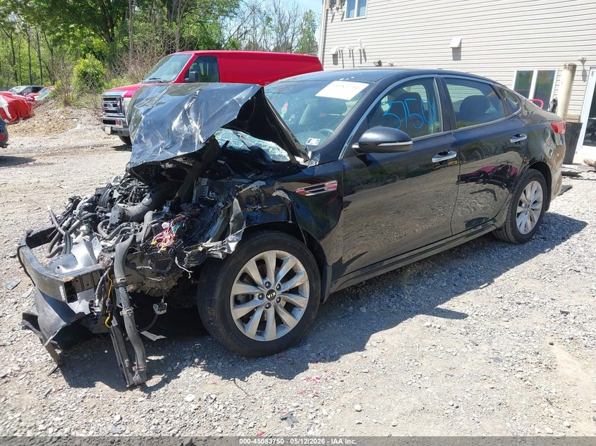 2018 Kia Optima VIN 5XXGT4L39JG273943 IAAI salvage auction — FRONT END, Salvage (Pennsylvania), sold $300 on 2026-07-07 (photo 2)
