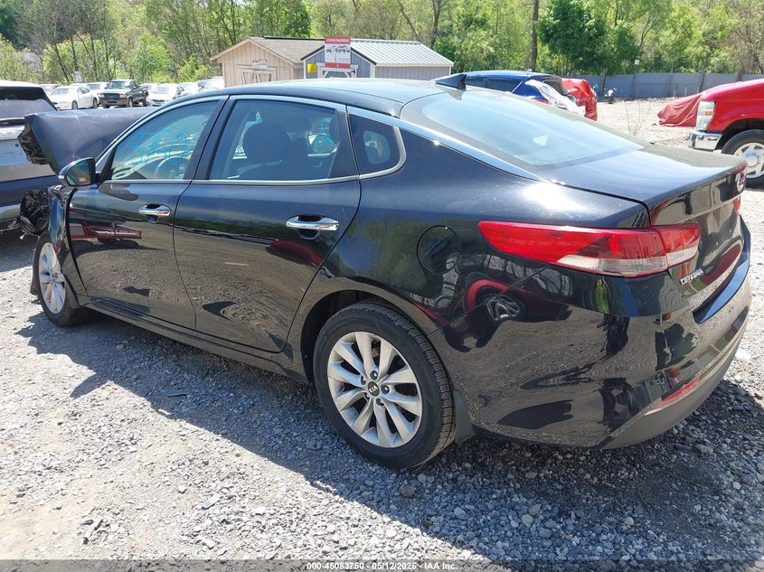 2018 Kia Optima VIN 5XXGT4L39JG273943 IAAI salvage auction — FRONT END, Salvage (Pennsylvania), sold $300 on 2026-07-07 (photo 3)