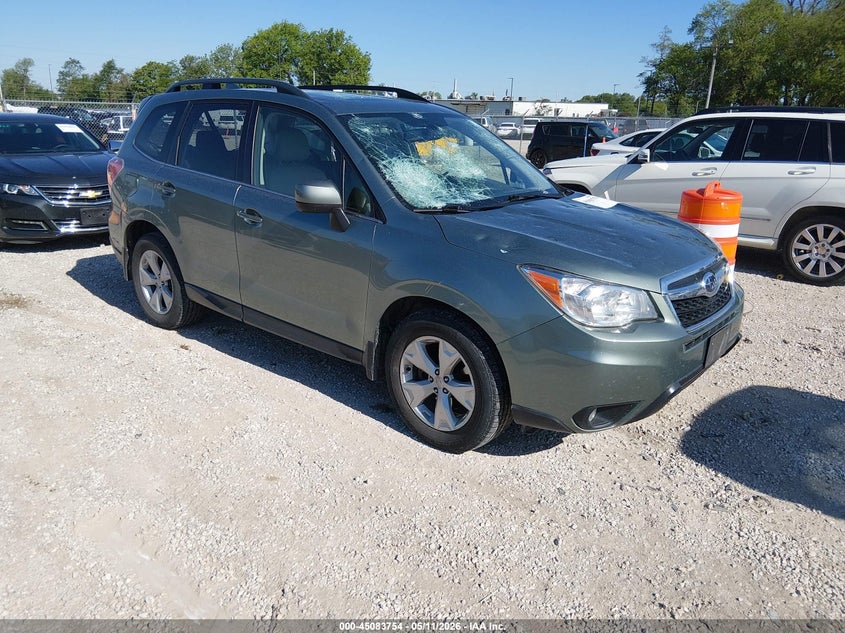 2016 Subaru Forester VIN JF2SJAHCXGH435485 IAAI salvage auction — HAIL, Clear (Missouri), sold $1,100 on 2026-07-13 (photo 1)