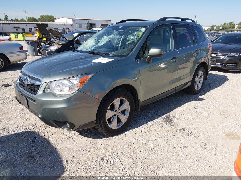 2016 Subaru Forester VIN JF2SJAHCXGH435485 IAAI salvage auction — HAIL, Clear (Missouri), sold $1,100 on 2026-07-13 (photo 2)