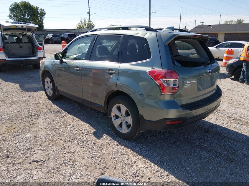 2016 Subaru Forester VIN JF2SJAHCXGH435485 IAAI salvage auction — HAIL, Clear (Missouri), sold $1,100 on 2026-07-13 (photo 3)