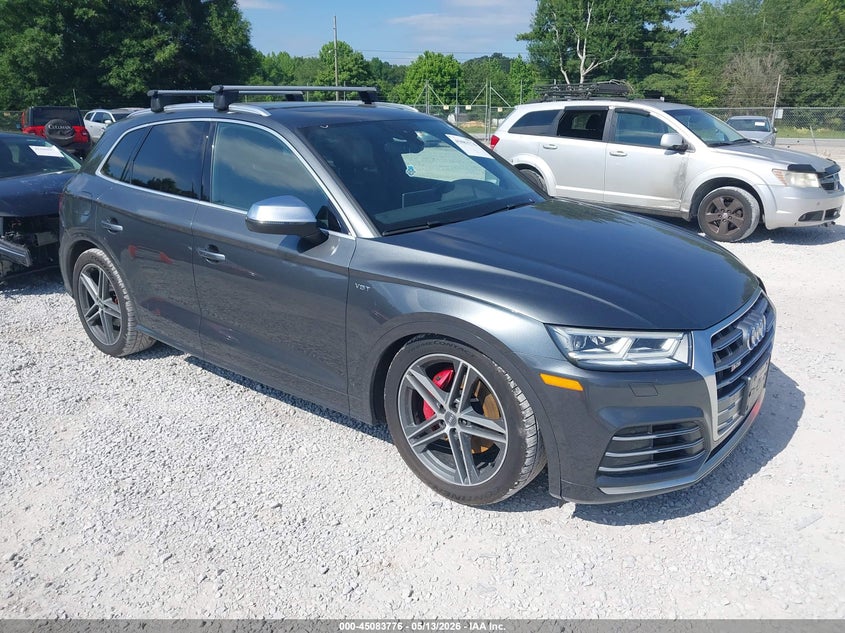 2018 Audi Sq5 VIN WA1A4AFY3J2109175 IAAI salvage auction — LEFT FRONT, Salvage (Alabama), sold $7,000 on 2026-07-13 (photo 1)