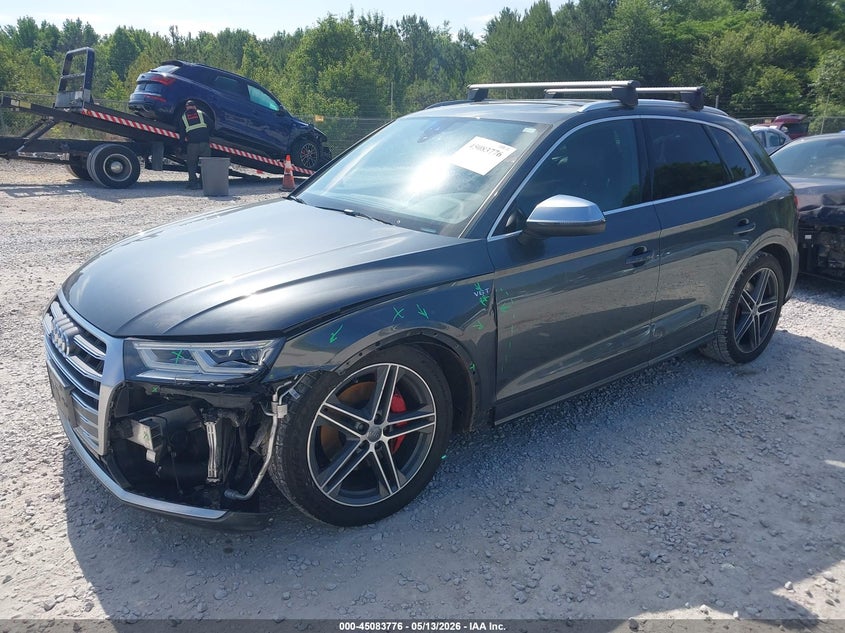 2018 Audi Sq5 VIN WA1A4AFY3J2109175 IAAI salvage auction — LEFT FRONT, Salvage (Alabama), sold $7,000 on 2026-07-13 (photo 2)