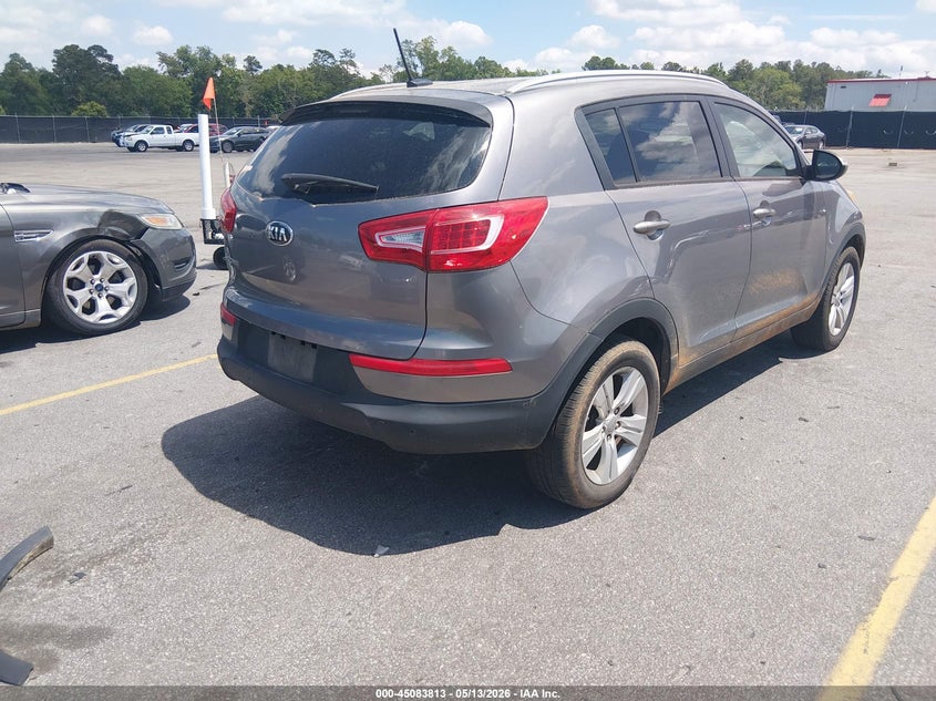 2013 Kia Sportage VIN KNDPB3A22D7466049 IAAI salvage auction — NORMAL WEAR, Clear (Montana), sold $1,700 on 2026-07-15 (photo 4)