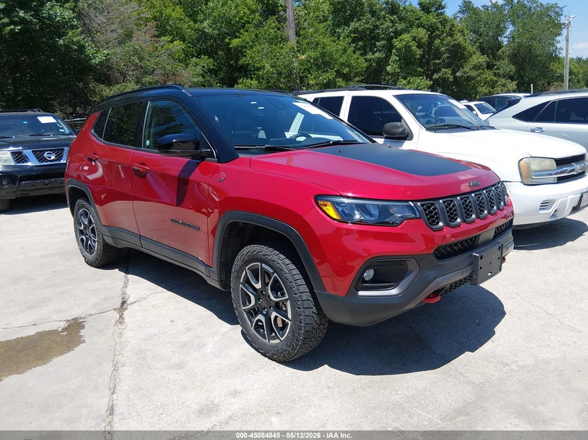 2025 Jeep Compass VIN 3C4NJDDN5ST581792 IAAI salvage auction — LEFT REAR, Enterprise Vehicles Salvage Only (Texas), sold $4,550 on 2026-07-06 (photo 1)