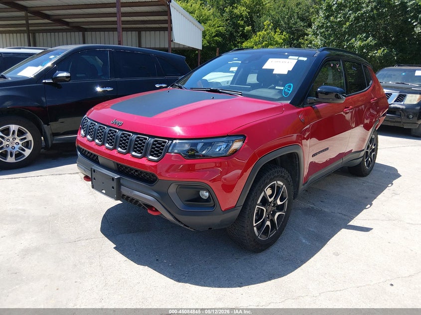 2025 Jeep Compass VIN 3C4NJDDN5ST581792 IAAI salvage auction — LEFT REAR, Enterprise Vehicles Salvage Only (Texas), sold $4,550 on 2026-07-06 (photo 2)