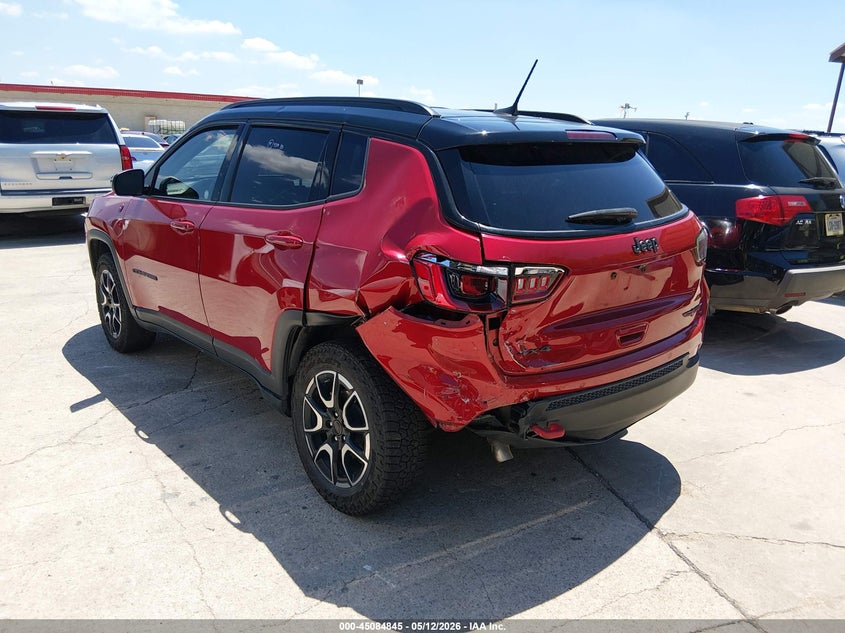 2025 Jeep Compass VIN 3C4NJDDN5ST581792 IAAI salvage auction — LEFT REAR, Enterprise Vehicles Salvage Only (Texas), sold $4,550 on 2026-07-06 (photo 3)