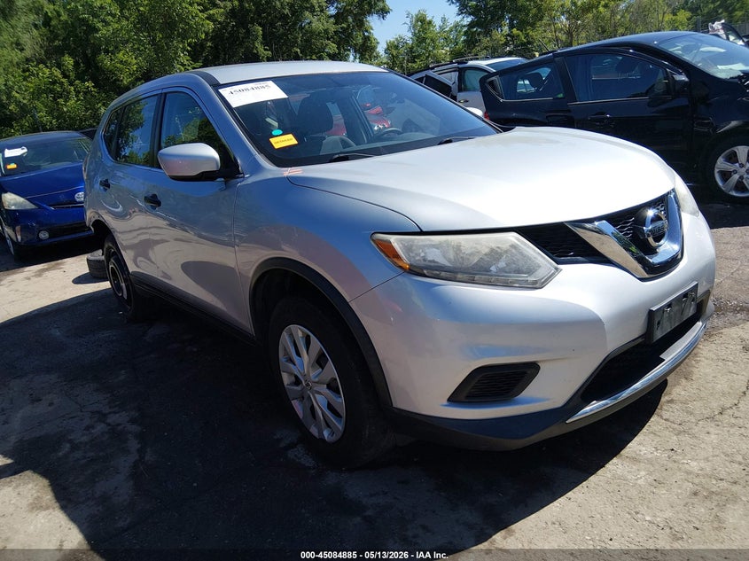 2016 Nissan Rogue VIN KNMAT2MV3GP658894 IAAI salvage auction — RIGHT REAR, Salvage (Missouri), sold $375 on 2026-07-08 (photo 1)