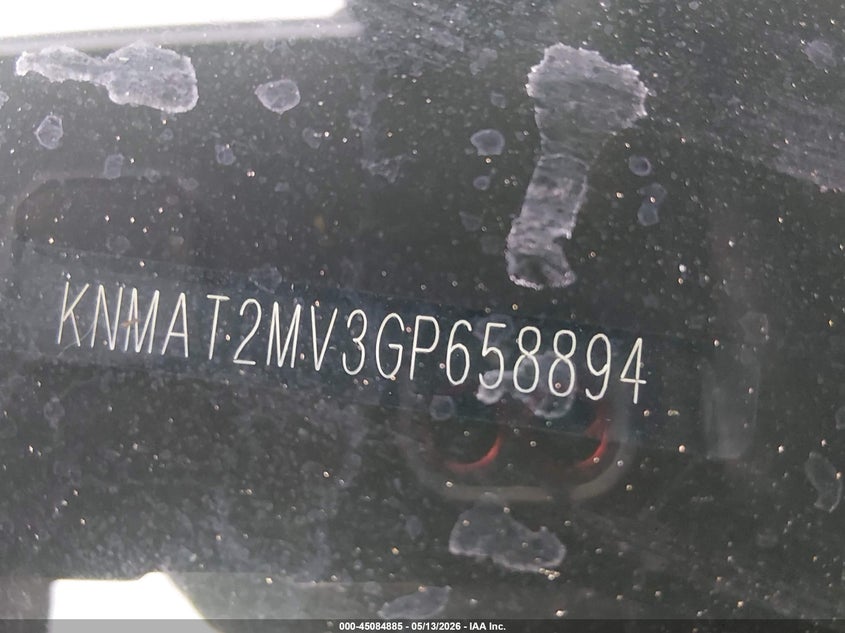 2016 Nissan Rogue VIN KNMAT2MV3GP658894 IAAI salvage auction — RIGHT REAR, Salvage (Missouri), sold $375 on 2026-07-08 (photo 9)