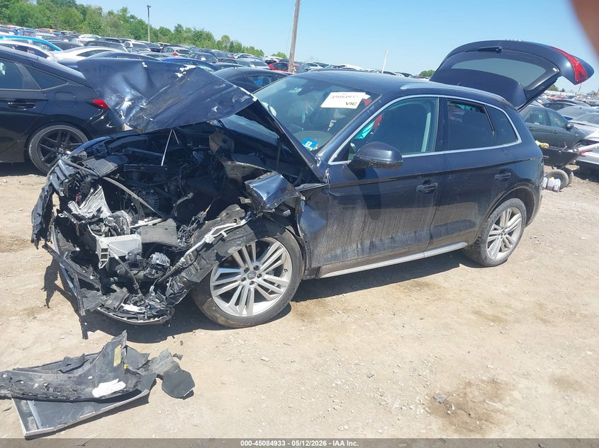 2018 Audi Q5 VIN WA1BNAFYXJ2134804 IAAI salvage auction — FRONT END, Salvage (Idaho), sold $2,000 on 2026-07-15 (photo 2)