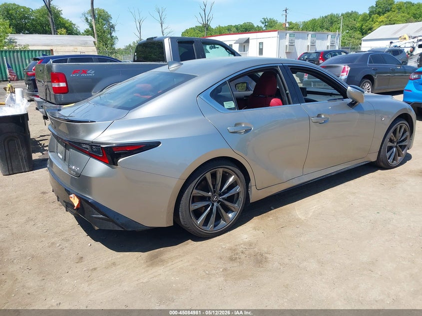 2023 Lexus Is VIN JTHGZ1E26P5032127 IAAI salvage auction — THEFT, Salvage - 75% Or Less (Maryland), sold $22,500 on 2026-07-15 (photo 4)