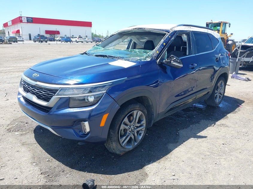 2021 Kia Seltos VIN KNDEU2AA1M7050268 IAAI salvage auction — SIDE, Salvage (Arkansas), sold $3,050 on 2026-07-14 (photo 2)
