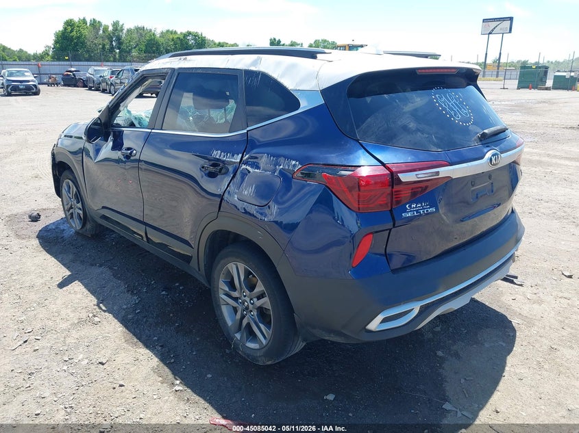2021 Kia Seltos VIN KNDEU2AA1M7050268 IAAI salvage auction — SIDE, Salvage (Arkansas), sold $3,050 on 2026-07-14 (photo 3)
