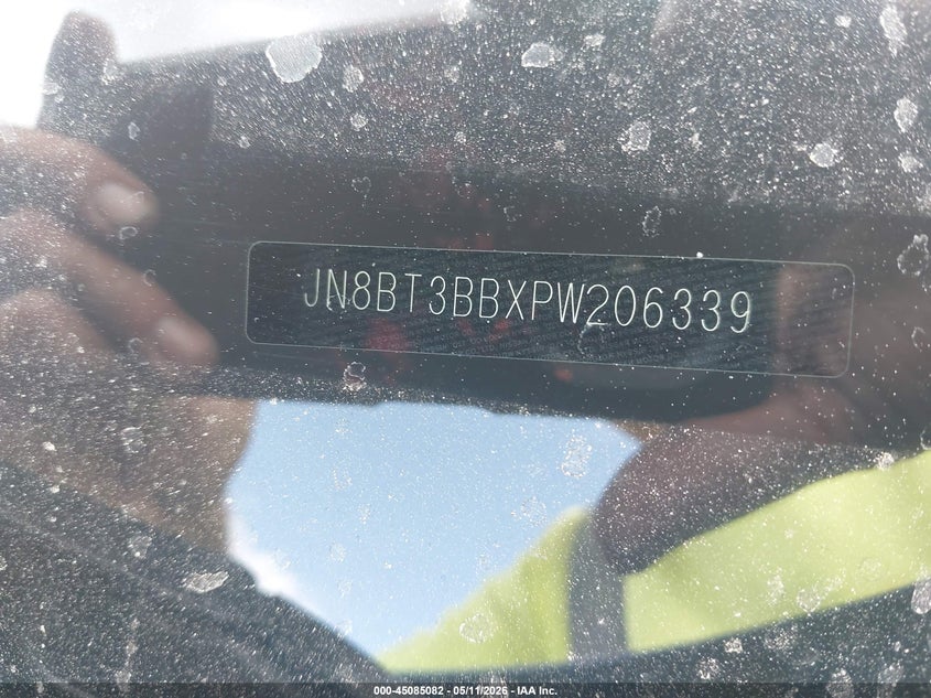 2023 Nissan Rogue VIN JN8BT3BBXPW206339 IAAI salvage auction — WATER/FLOOD, Salvage (Texas), sold $6,100 on 2026-07-22 (photo 9)