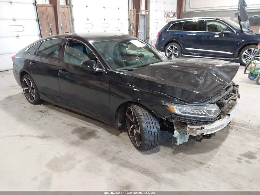 2019 Honda Accord VIN 1HGCV1F39KA125017 IAAI salvage auction — FRONT END, Salvage Title, sold $1,850 on 2026-07-18 (photo 1)
