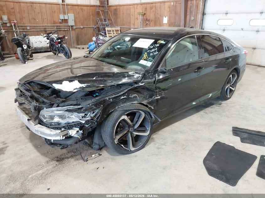 2019 Honda Accord VIN 1HGCV1F39KA125017 IAAI salvage auction — FRONT END, Salvage Title, sold $1,850 on 2026-07-18 (photo 2)