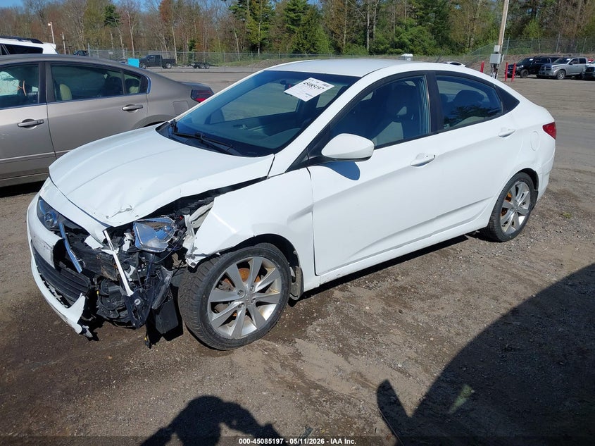 2017 Hyundai Accent VIN KMHCT4AE5HU271433 IAAI salvage auction — FRONT END, Salvage Title, sold $475 on 2026-07-17 (photo 2)