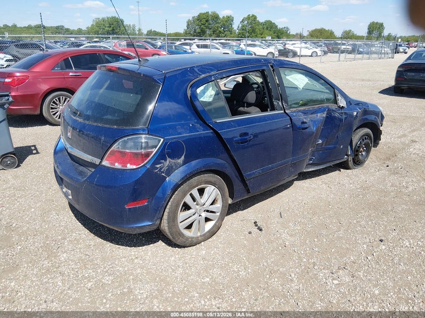 2008 Saturn Astra VIN W08AT671185083801 IAAI salvage auction — ROLLOVER, Salvage (Illinois), sold $300 on 2026-07-15 (photo 4)