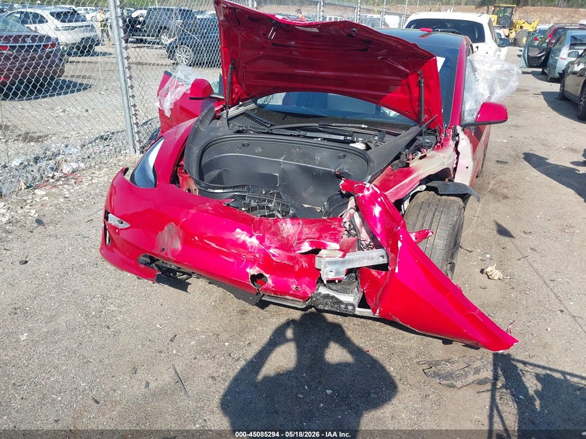 2022 Tesla Model 3 VIN 5YJ3E1EC9NF263331 IAAI salvage auction — FRONT END, Salvage (Massachusetts), sold $6,400 on 2026-07-31 (photo 6)