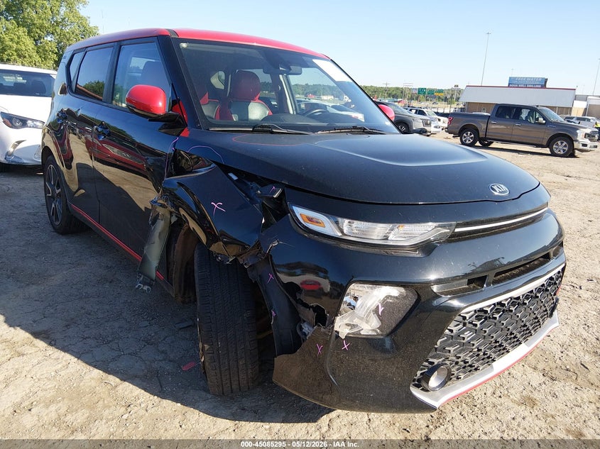 2020 Kia Soul VIN KNDJ63AU6L7113999 IAAI salvage auction — RIGHT FRONT, Clear (Oklahoma), sold $2,900 on 2026-07-08 (photo 1)