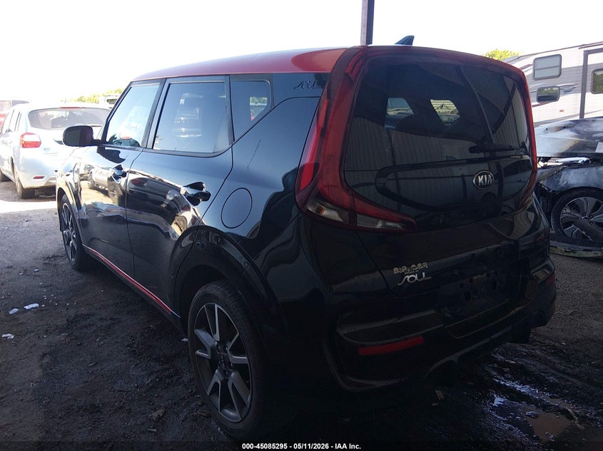 2020 Kia Soul VIN KNDJ63AU6L7113999 IAAI salvage auction — RIGHT FRONT, Clear (Oklahoma), sold $2,900 on 2026-07-08 (photo 3)
