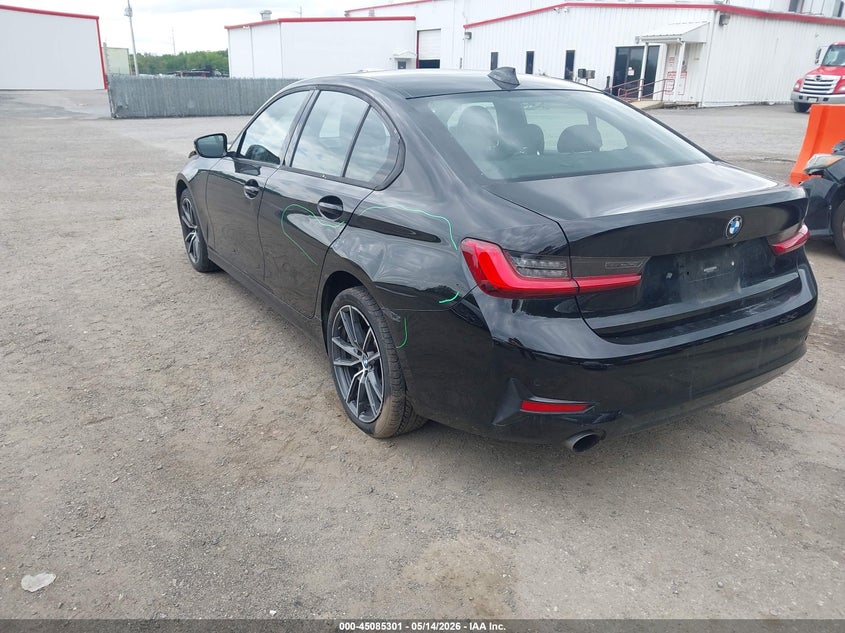 2019 BMW 3er VIN WBA5R7C55KFH22477 IAAI salvage auction — RIGHT FRONT, Salvage - 75% Or Less (Maryland), sold $8,500 on 2026-07-08 (photo 3)