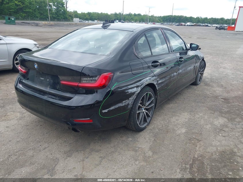 2019 BMW 3er VIN WBA5R7C55KFH22477 IAAI salvage auction — RIGHT FRONT, Salvage - 75% Or Less (Maryland), sold $8,500 on 2026-07-08 (photo 4)