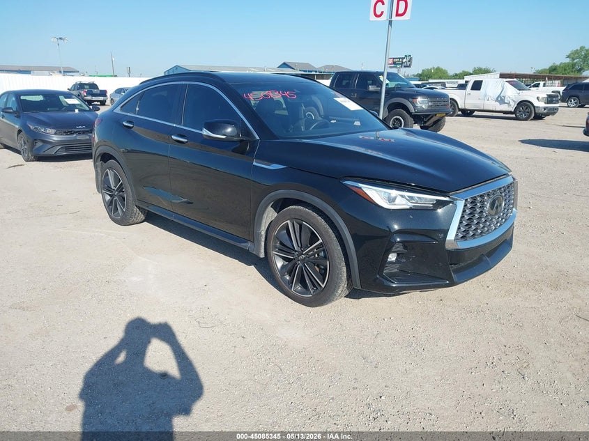 2022 Infiniti Qx55 VIN 3PCAJ5J31NF111074 IAAI salvage auction — HAIL, Original (Texas), sold $13,000 on 2026-07-22 (photo 1)