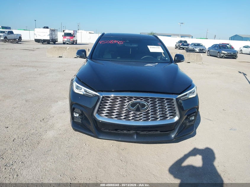 2022 Infiniti Qx55 VIN 3PCAJ5J31NF111074 IAAI salvage auction — HAIL, Original (Texas), sold $13,000 on 2026-07-22 (photo 6)