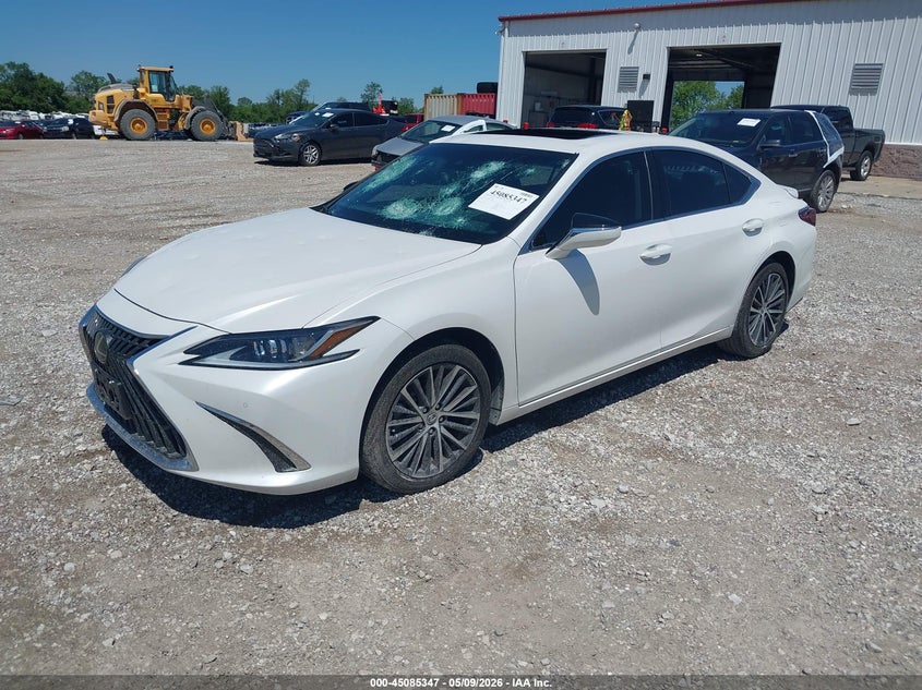2025 Lexus ES VIN 58ADZ1B1XSU187069 IAAI salvage auction — HAIL, Clear (Missouri), sold $25,750 on 2026-07-06 (photo 2)