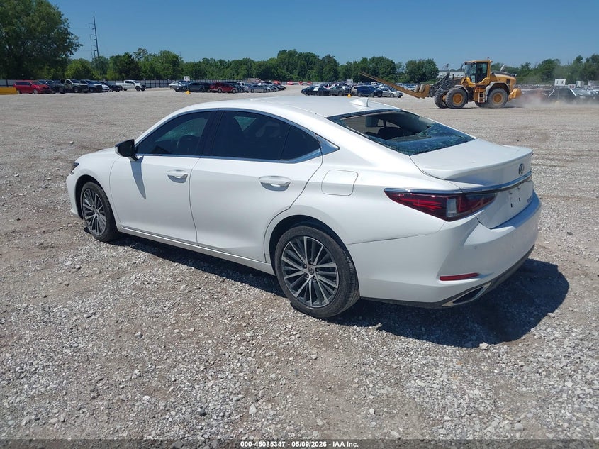 2025 Lexus ES VIN 58ADZ1B1XSU187069 IAAI salvage auction — HAIL, Clear (Missouri), sold $25,750 on 2026-07-06 (photo 3)