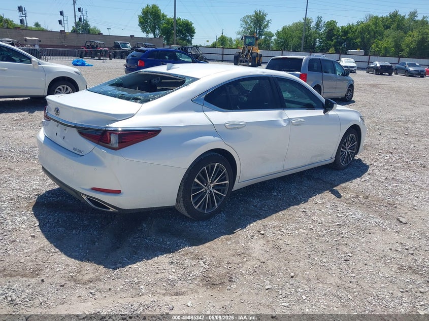 2025 Lexus ES VIN 58ADZ1B1XSU187069 IAAI salvage auction — HAIL, Clear (Missouri), sold $25,750 on 2026-07-06 (photo 4)