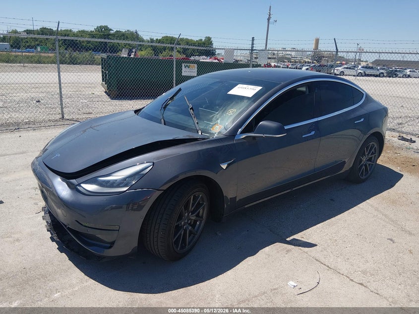 2019 Tesla Model 3 VIN 5YJ3E1EB0KF205367 IAAI salvage auction — FRONT END, Salvage (Illinois), sold $4,150 on 2026-07-23 (photo 2)