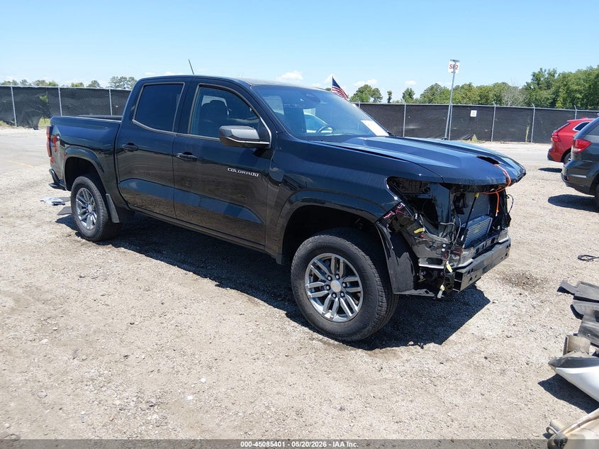 2024 Chevrolet Colorado VIN 1GCGSCEC1R1308220 IAAI salvage auction — FRONT END, Salvage Title, sold $8,700 on 2026-08-01 (photo 1)