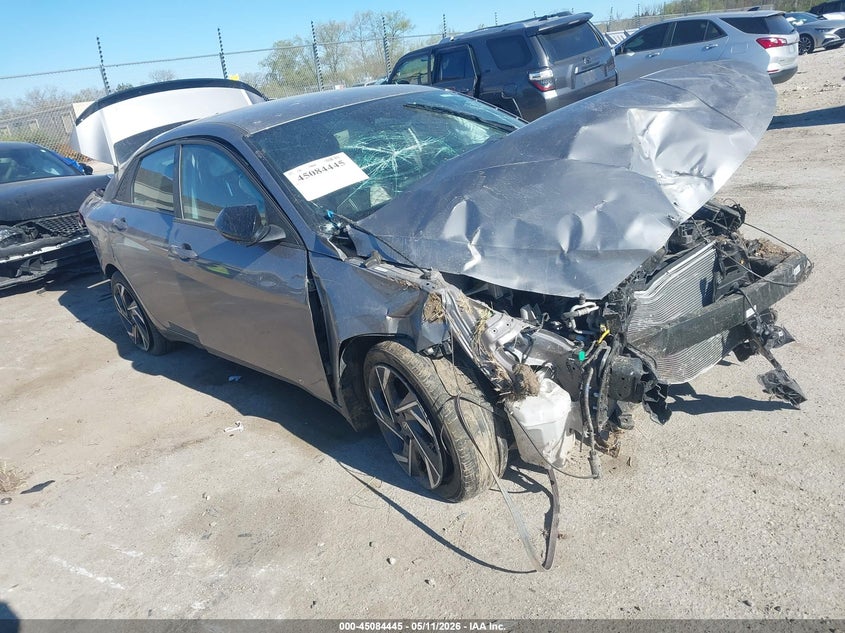 2025 Hyundai Elantra VIN KMHLM4DG6SU879995 IAAI salvage auction — FRONT & REAR, Junk Bill Of Sale Mv2459 (Wisconsin), sold $1,200 on 2026-07-07 (photo 1)