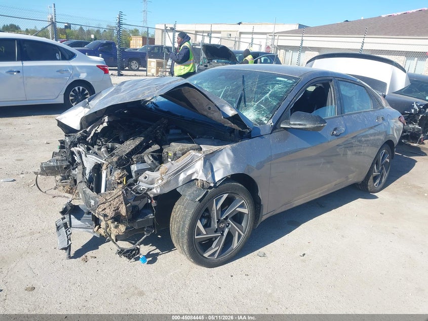 2025 Hyundai Elantra VIN KMHLM4DG6SU879995 IAAI salvage auction — FRONT & REAR, Junk Bill Of Sale Mv2459 (Wisconsin), sold $1,200 on 2026-07-07 (photo 2)