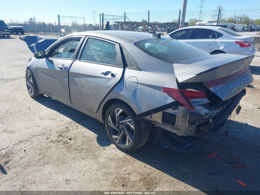 2025 Hyundai Elantra VIN KMHLM4DG6SU879995 IAAI salvage auction — FRONT & REAR, Junk Bill Of Sale Mv2459 (Wisconsin), sold $1,200 on 2026-07-07 (photo 3)
