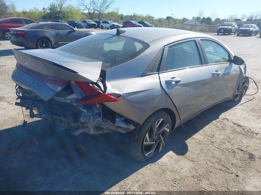 2025 Hyundai Elantra VIN KMHLM4DG6SU879995 IAAI salvage auction — FRONT & REAR, Junk Bill Of Sale Mv2459 (Wisconsin), sold $1,200 on 2026-07-07 (photo 4)