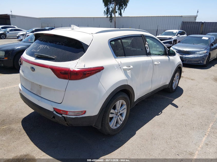 2017 Kia Sportage VIN KNDPM3AC7H7205900 IAAI salvage auction — LEFT SIDE, Clear (California), sold $2,800 on 2026-07-13 (photo 4)