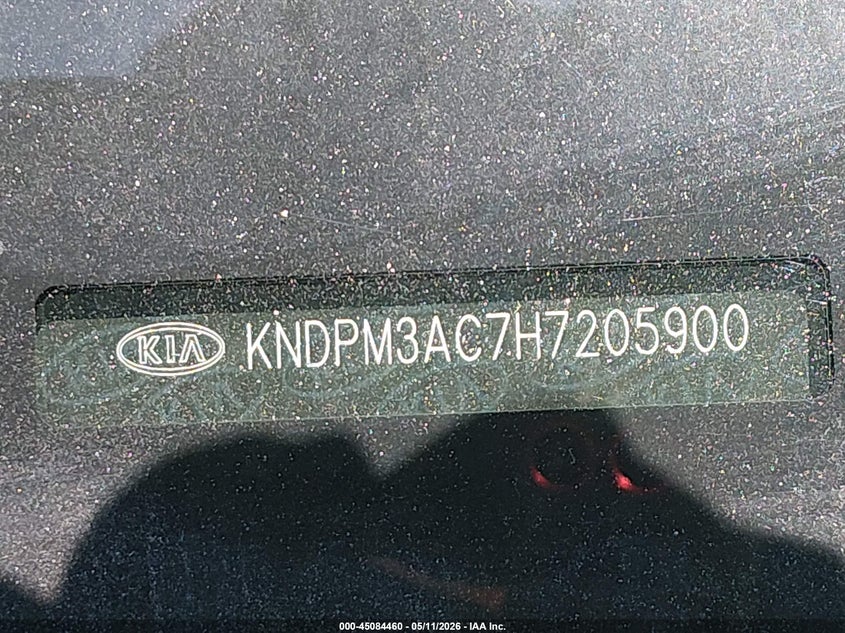 2017 Kia Sportage VIN KNDPM3AC7H7205900 IAAI salvage auction — LEFT SIDE, Clear (California), sold $2,800 on 2026-07-13 (photo 9)