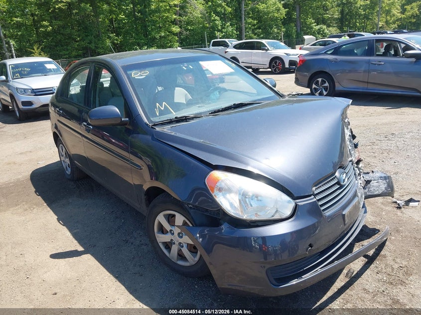 2010 Hyundai Accent VIN KMHCN4AC6AU410239 IAAI salvage auction — FRONT END, Salvage - Greater Than 75% (Maryland), sold $25 on 2026-07-22 (photo 1)