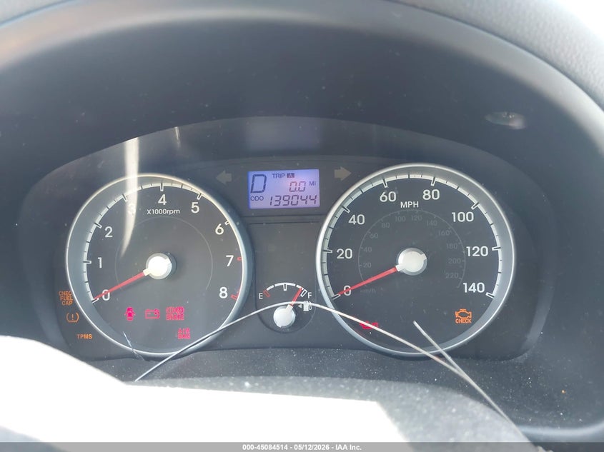 2010 Hyundai Accent VIN KMHCN4AC6AU410239 IAAI salvage auction — FRONT END, Salvage - Greater Than 75% (Maryland), sold $25 on 2026-07-22 (photo 7)