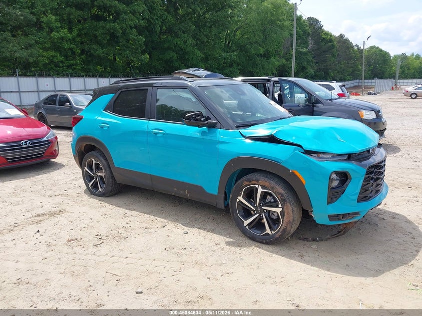 2022 Chevrolet Trailblazer VIN KL79MTSL3NB068015 IAAI salvage auction — ROLLOVER, Salvage (Georgia), sold $2,025 on 2026-07-09 (photo 1)