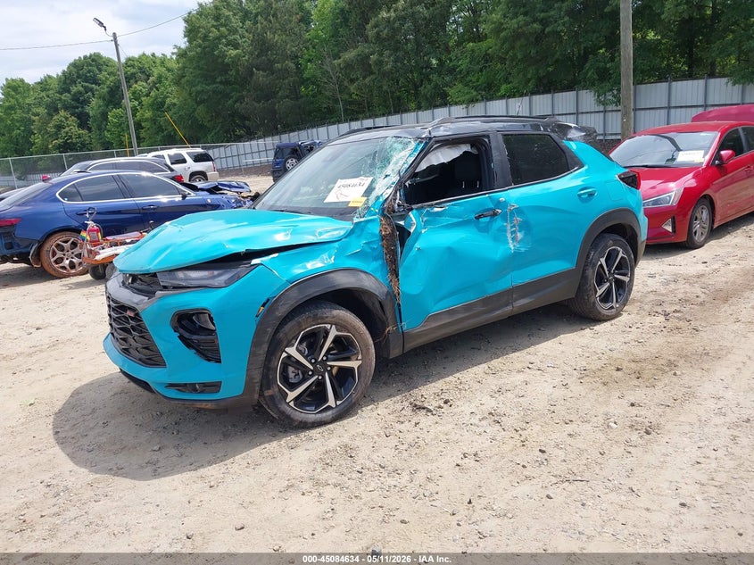 2022 Chevrolet Trailblazer VIN KL79MTSL3NB068015 IAAI salvage auction — ROLLOVER, Salvage (Georgia), sold $2,025 on 2026-07-09 (photo 2)