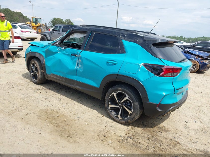2022 Chevrolet Trailblazer VIN KL79MTSL3NB068015 IAAI salvage auction — ROLLOVER, Salvage (Georgia), sold $2,025 on 2026-07-09 (photo 3)