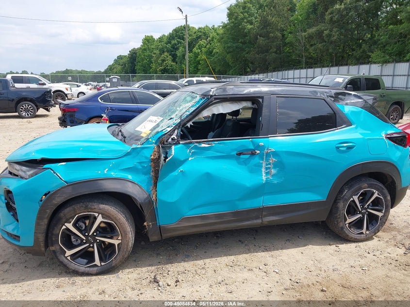 2022 Chevrolet Trailblazer VIN KL79MTSL3NB068015 IAAI salvage auction — ROLLOVER, Salvage (Georgia), sold $2,025 on 2026-07-09 (photo 6)