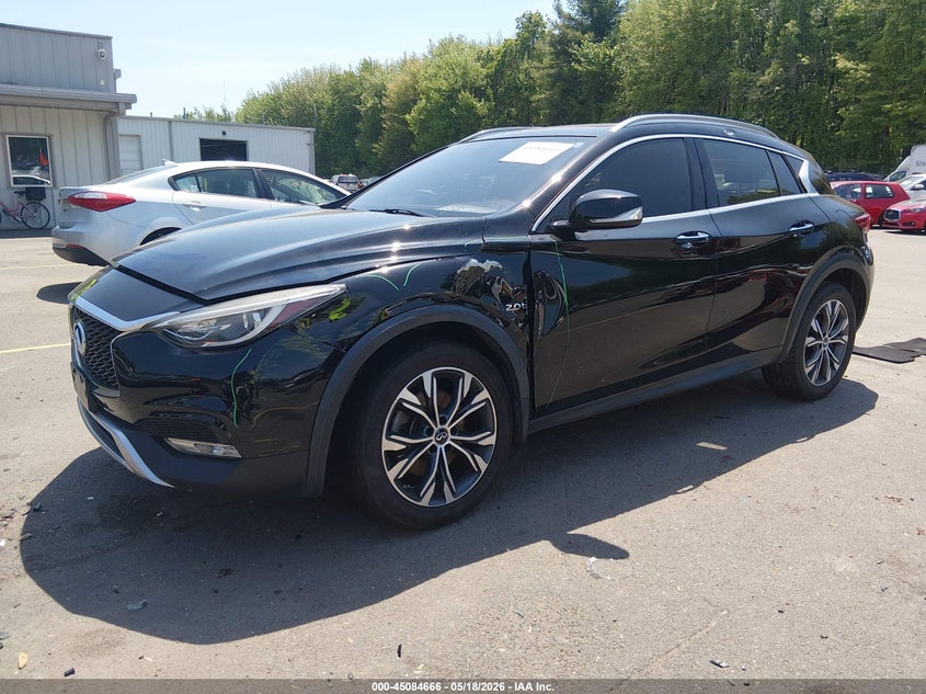 2018 Infiniti Qx30 VIN SJKCH5CR7JA049265 IAAI salvage auction — FRONT END, Salvage (Connecticut), sold $2,150 on 2026-07-09 (photo 2)