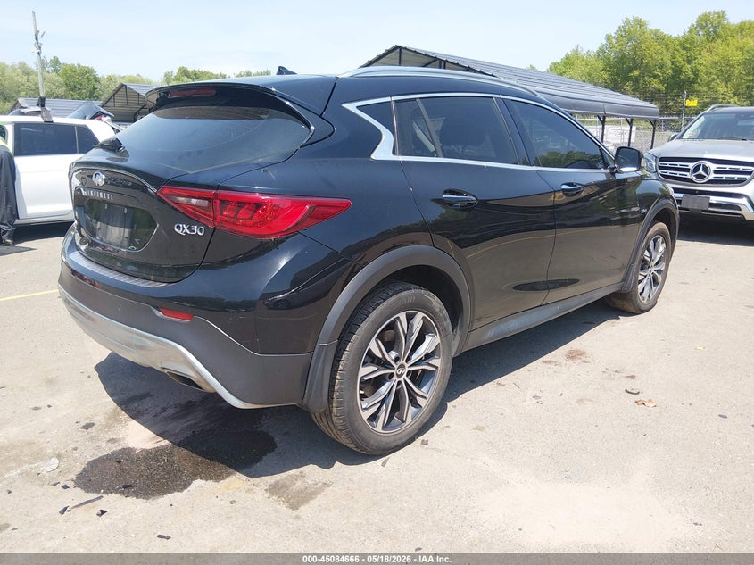 2018 Infiniti Qx30 VIN SJKCH5CR7JA049265 IAAI salvage auction — FRONT END, Salvage (Connecticut), sold $2,150 on 2026-07-09 (photo 4)